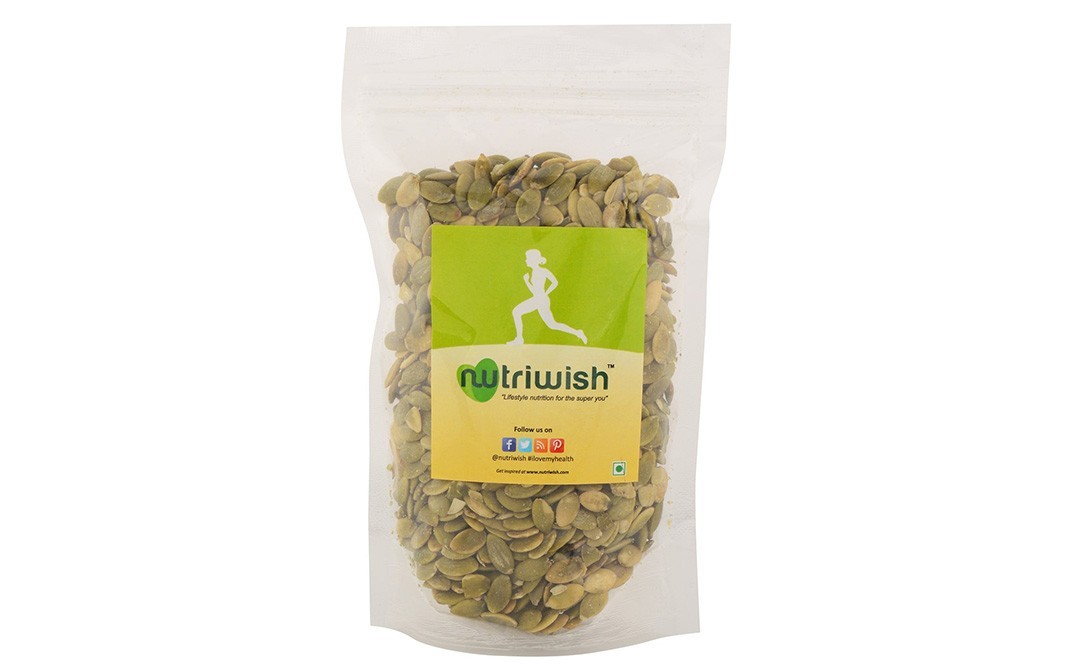 Nutriwish Roasted Pumpkin Seeds Without Shell   Pack  200 grams